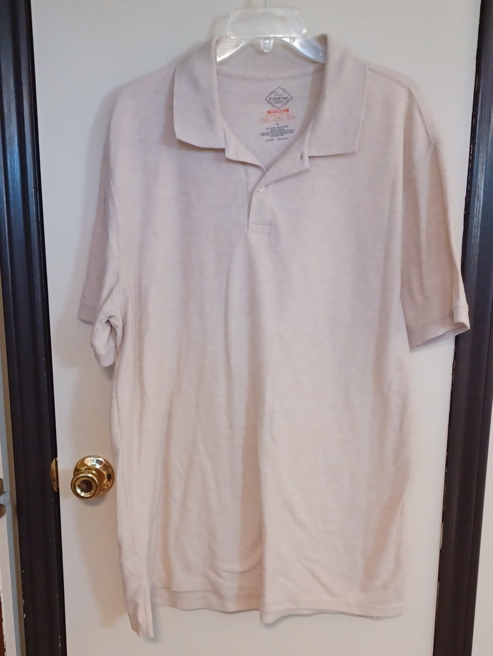 St. John's Bay Men's Polo Shirt - Light Beige